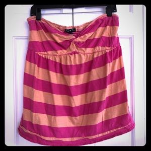 💗 GUC 🧡 Pink & Orange Striped Tube Top Torrid 2